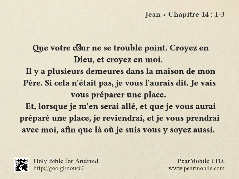 Jean, Chapitre 14:1-3